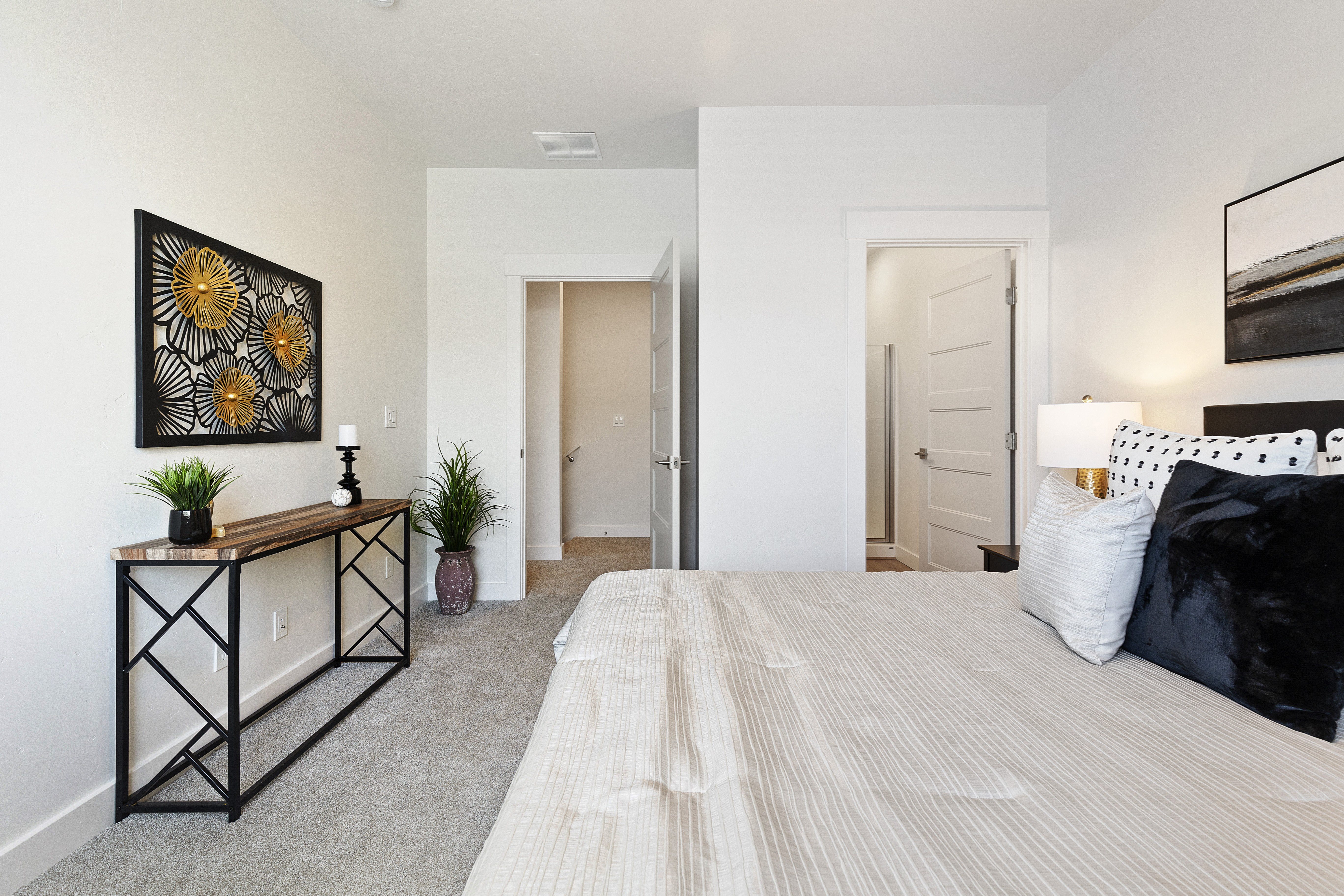 Large Bedroom at Alante Homes at Lake Hazel, Idaho